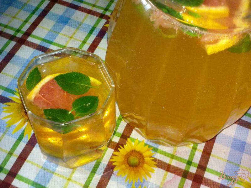 Фото приготовление рецепта: Лимонад грейпфрутовый шаг №7