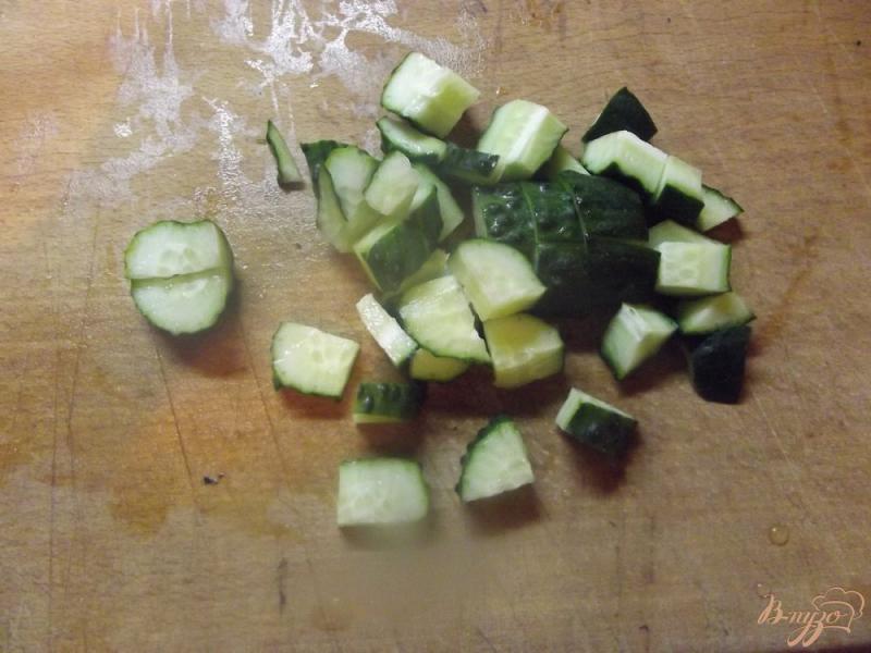 Фото приготовление рецепта: Зеленый салат с салатом латук шаг №1