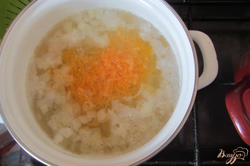 Фото приготовление рецепта: Суп со цветной капустой и индюшкой без зажарки шаг №5