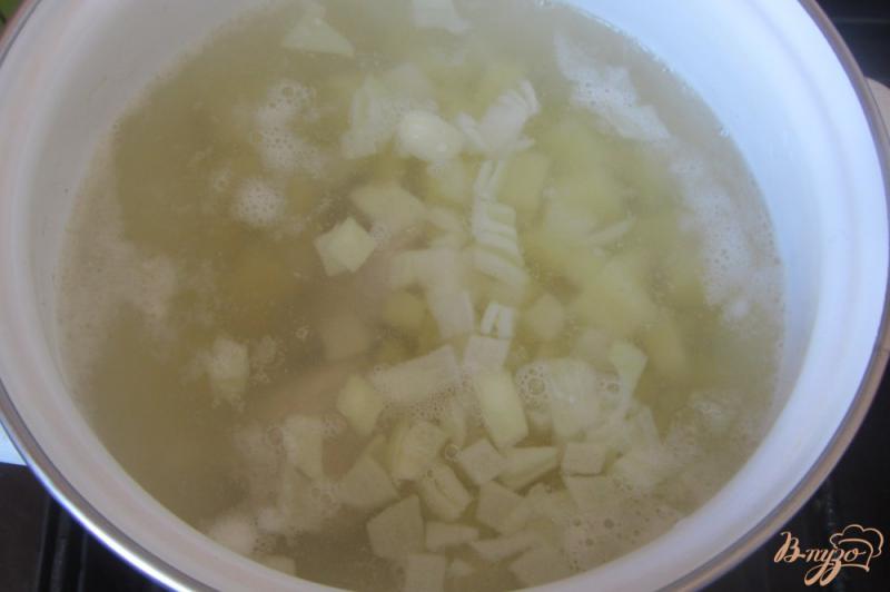 Фото приготовление рецепта: Суп со цветной капустой и индюшкой без зажарки шаг №4