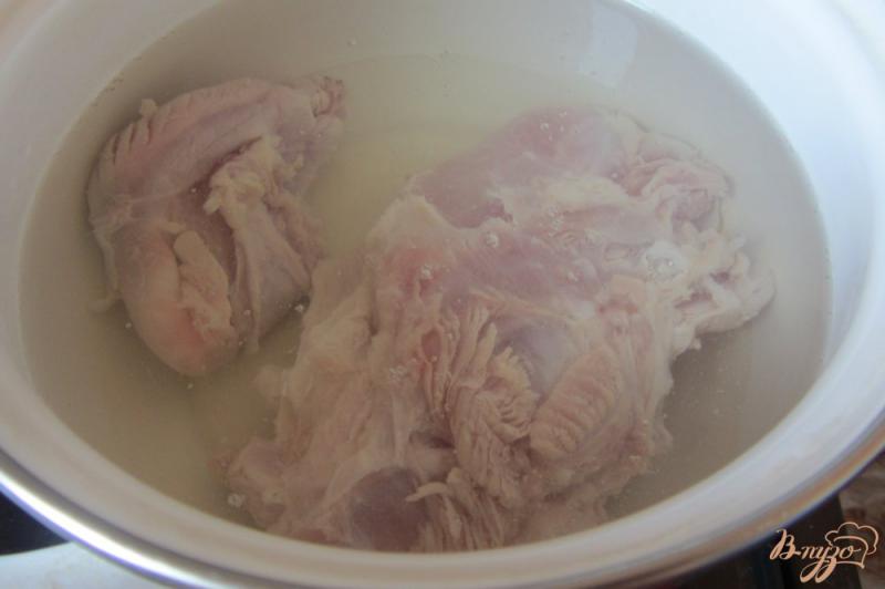 Фото приготовление рецепта: Кабачковый суп на индейки без зажарки шаг №1