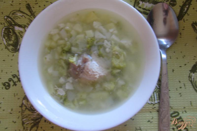 Фото приготовление рецепта: Суп с броколли на индейки. шаг №7