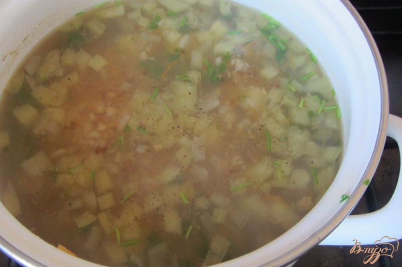 Фото приготовление рецепта: Гречневый суп на индейки без зажарки шаг №9