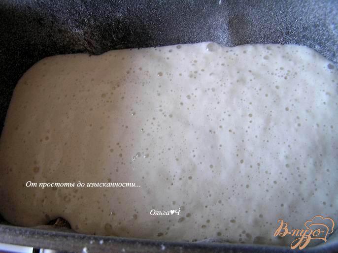 Фото приготовление рецепта: Томатный хлеб с маслинами и овсяными отрубями шаг №3