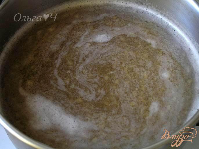 Фото приготовление рецепта: Яблочно-нектариновый морс с мятным сиропом шаг №4