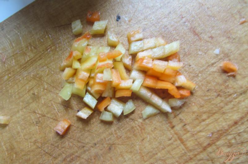 Фото приготовление рецепта: Макронный суп с помидорами на индейки без зажарки шаг №6
