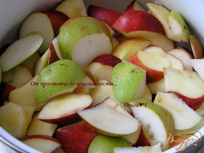 Фото приготовление рецепта: Яблочно-грушевый кисель шаг №1