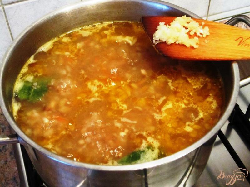 Фото приготовление рецепта: Гречневый суп с мясом шаг №13