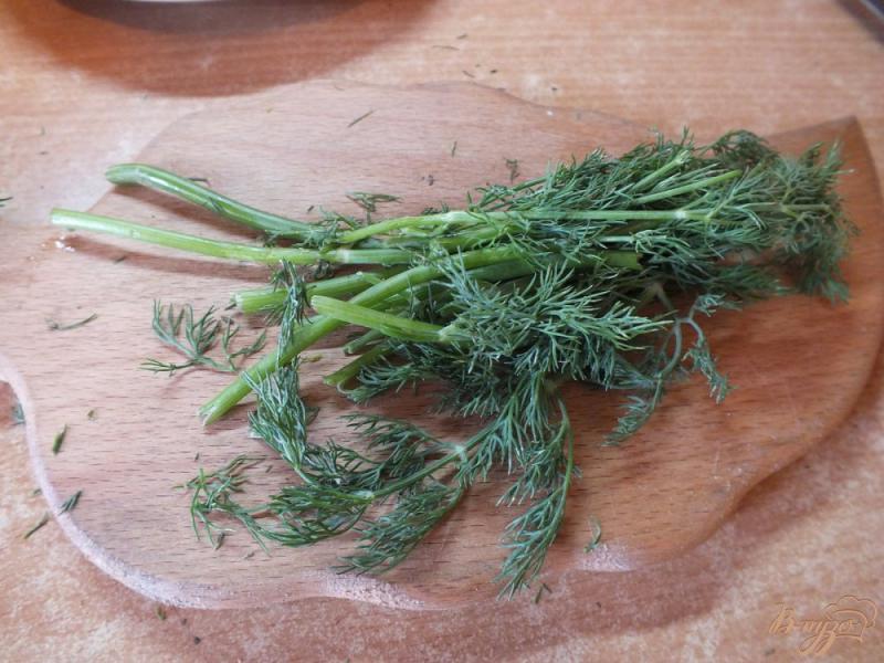 Фото приготовление рецепта: Острый овощной фрэш с зеленью шаг №5