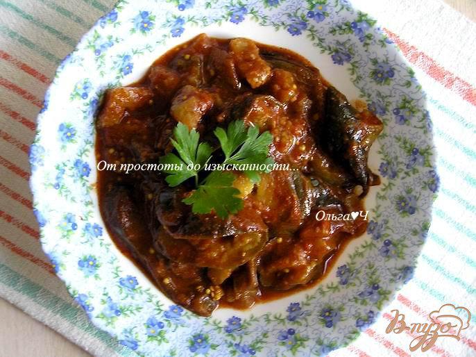 Фото приготовление рецепта: Баклажаны в томатном соусе (в мультиварке) шаг №5