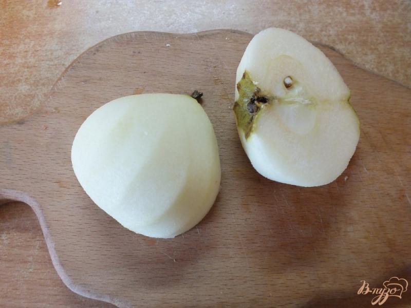 Фото приготовление рецепта: Белый щербет трио: груша, яблоко, виноград шаг №4