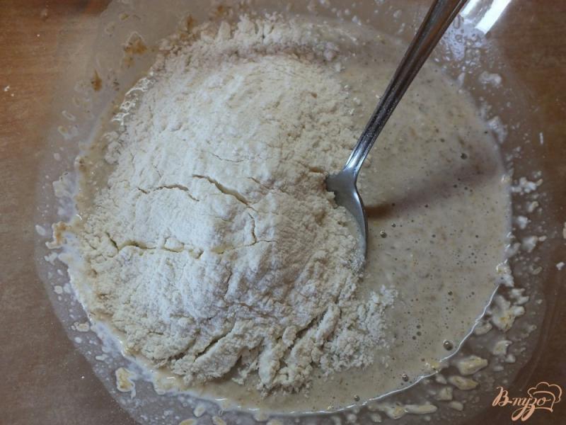 Фото приготовление рецепта: Овсяные хлебцы с грецкими орехами шаг №6