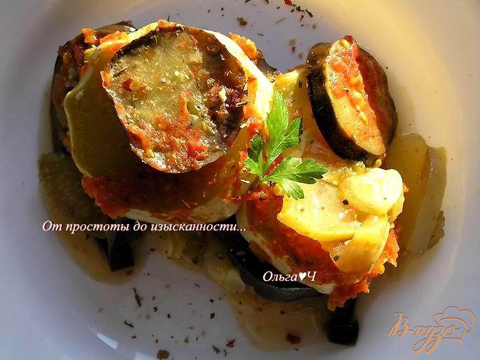 Фото приготовление рецепта: Овощи по-гречески (в мультиварке) шаг №6
