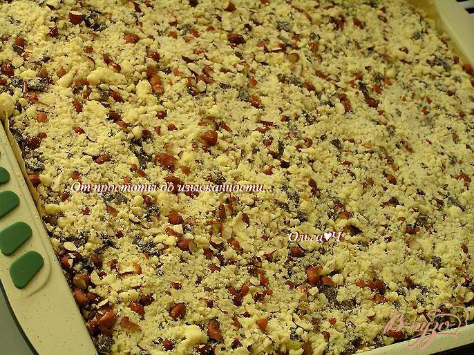 Фото приготовление рецепта: Шоколадное песочное печенье с орехами шаг №6