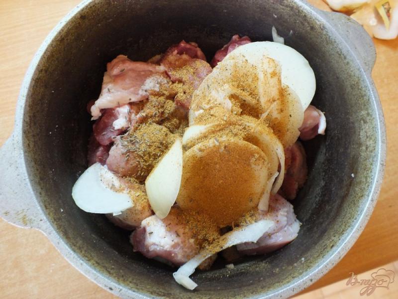 Фото приготовление рецепта: Шашлык из свинины с анисом шаг №4