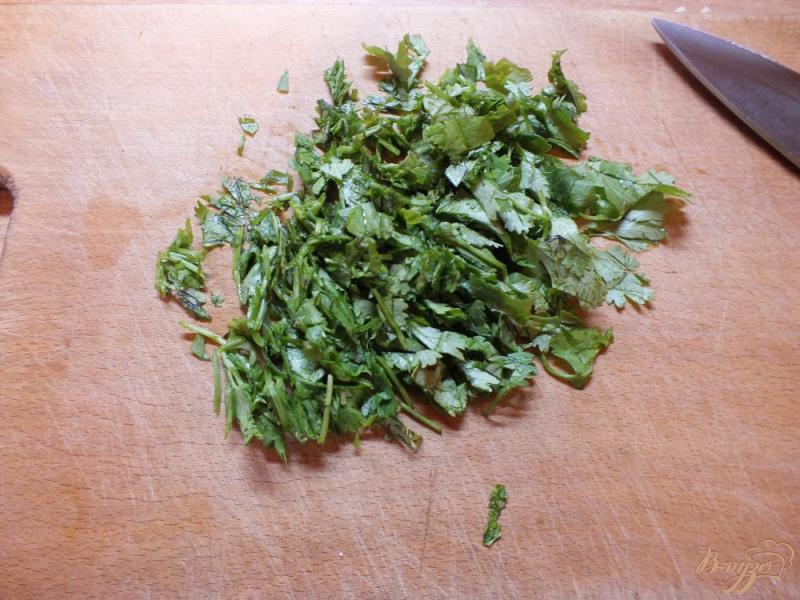 Фото приготовление рецепта: Мясной салат с отварными овощами шаг №6