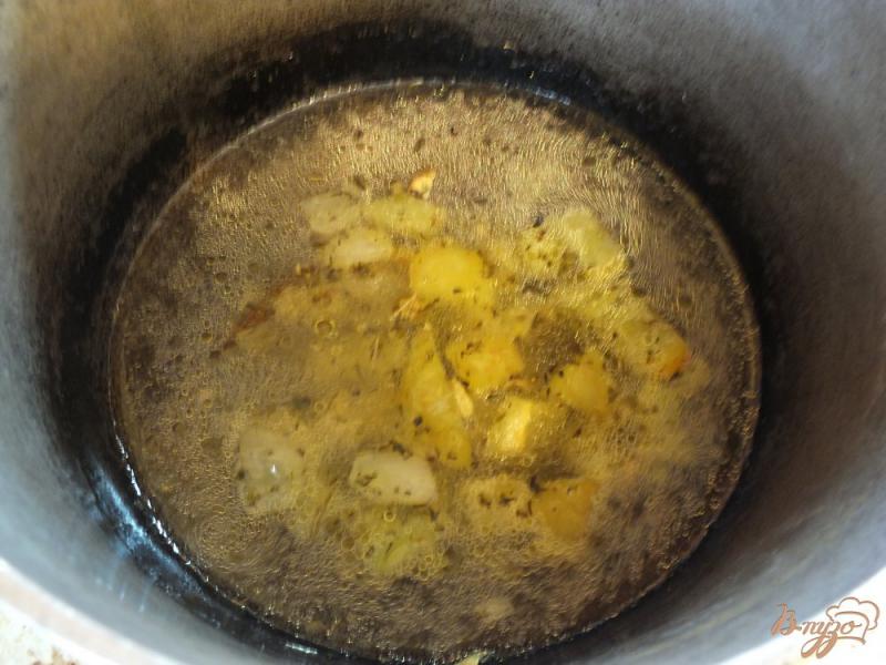 Фото приготовление рецепта: Холодный огуречный суп пюре шаг №5