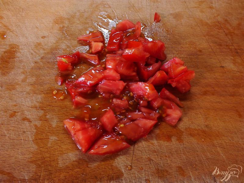 Фото приготовление рецепта: Кабачки с сыром, грецким орехом и помидорами шаг №3