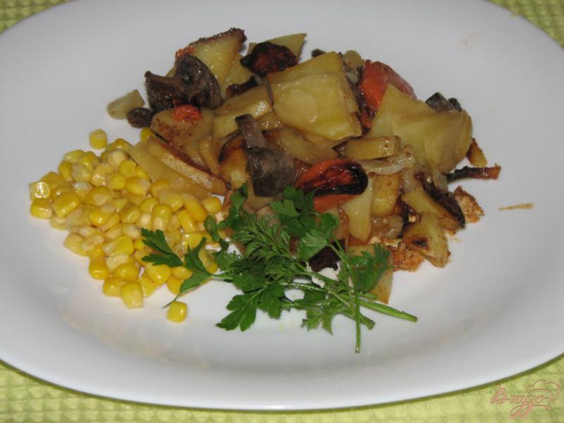 Фото приготовление рецепта: Картофель по деревенски шаг №8