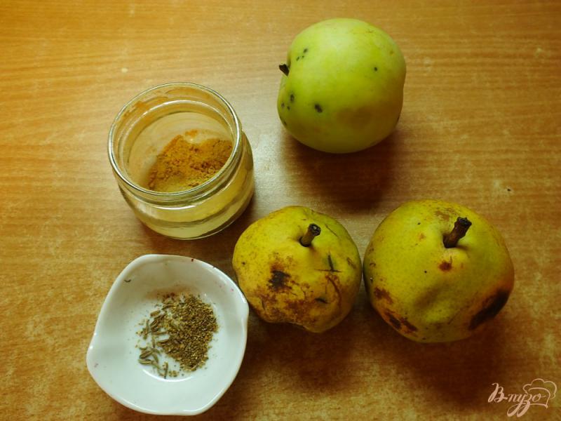 Фото приготовление рецепта: Имбирно-анисовый компот из груш и яблок шаг №1