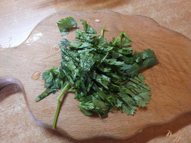 Фото приготовление рецепта: Салат с неочищенным рисом с тыквой шаг №5
