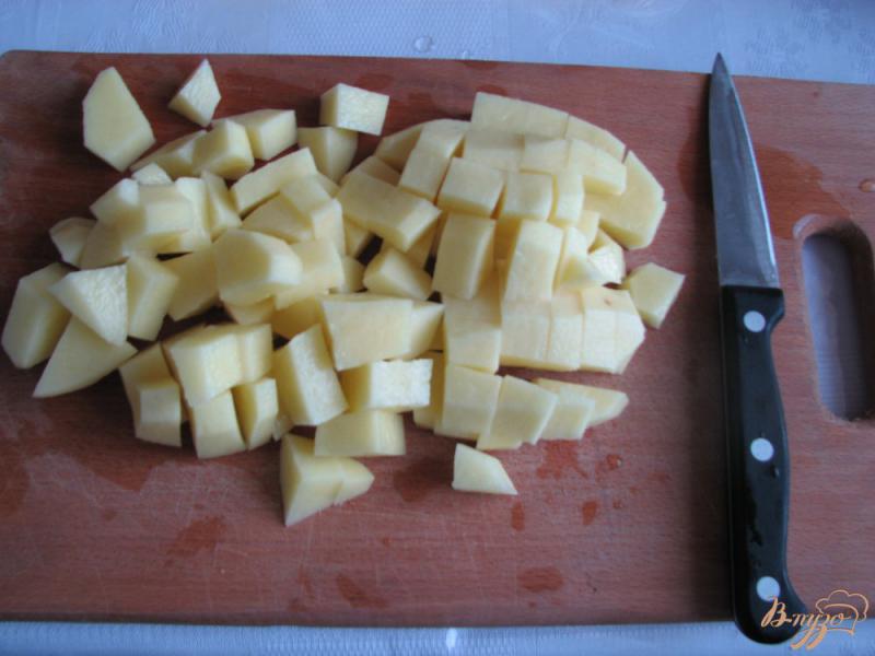 Фото приготовление рецепта: Овощи печеные Сковородка с грибами шаг №1