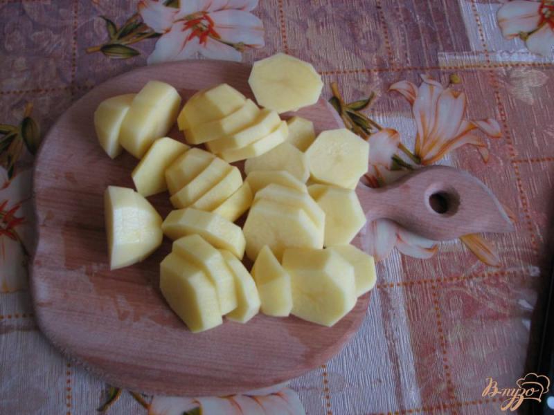 Фото приготовление рецепта: Картофель с овощами, тушеный по-домашнему шаг №1