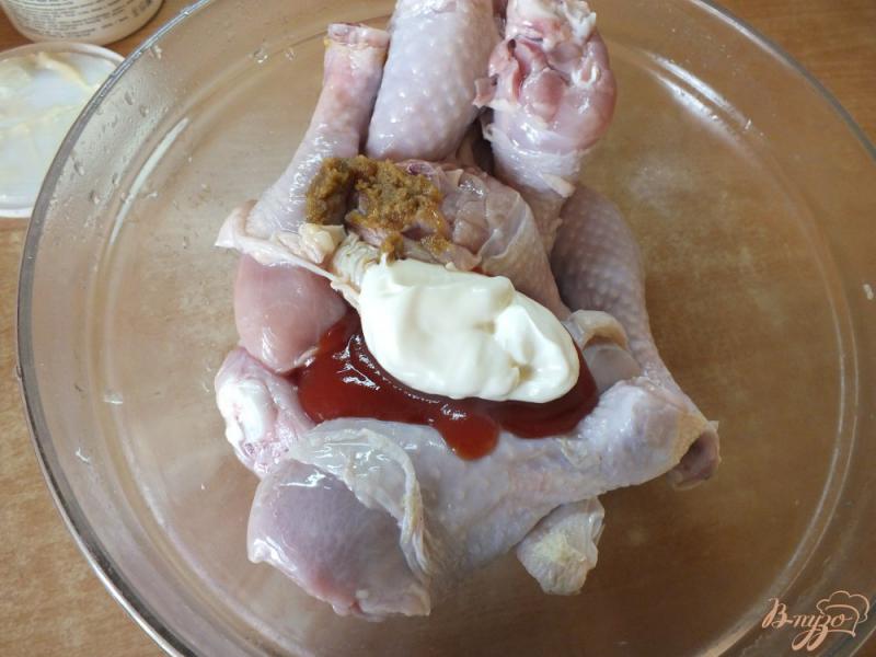 Фото приготовление рецепта: Шашлык из вымоченных куриных голеней шаг №4