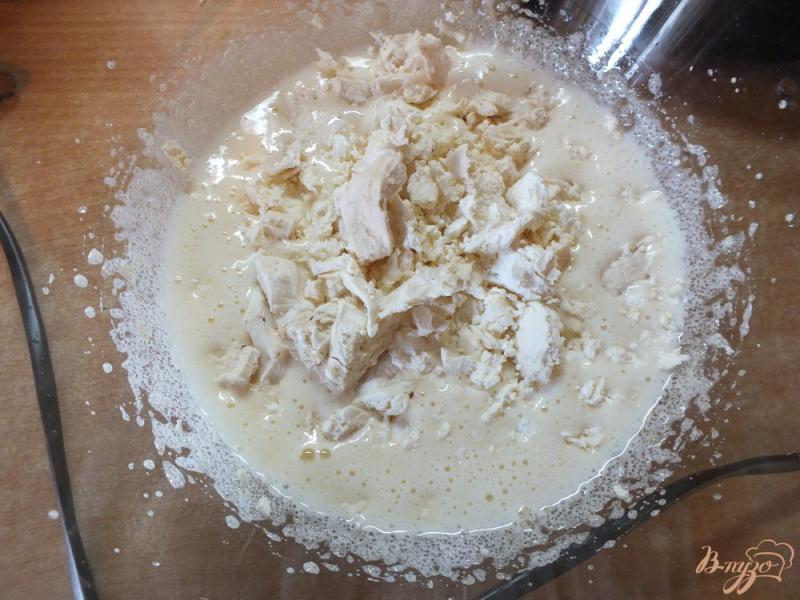 Фото приготовление рецепта: Пирог творожно-яблочный шаг №3