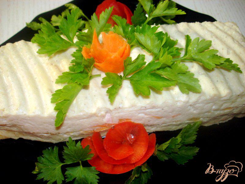 Фото приготовление рецепта: Куриное суфле с тыквой и морковью шаг №8