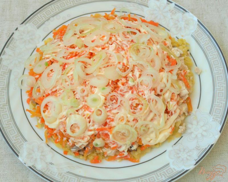 Фото приготовление рецепта: Салат с картофелем и курицей шаг №5