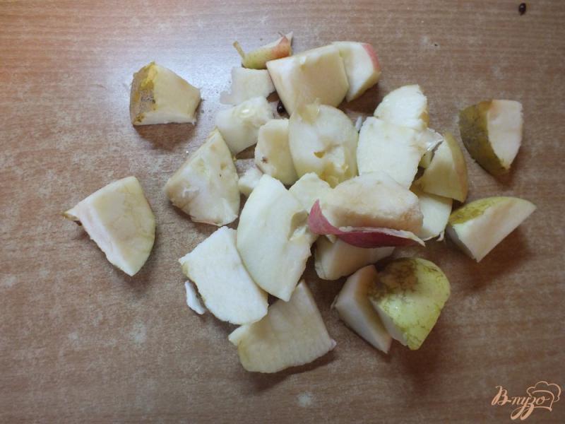 Фото приготовление рецепта: Яблочный компот со свежим тимьяном шаг №1
