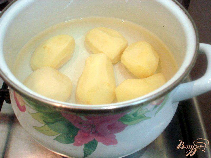 Фото приготовление рецепта: Картофель с кабачками запеченные в сливках шаг №1