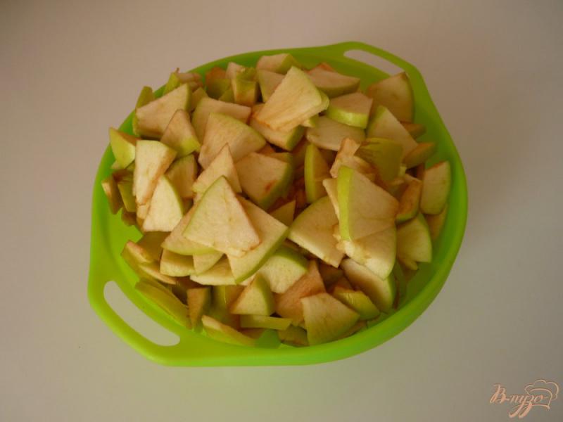 Фото приготовление рецепта: Яблочное варенье с апельсином в мультиварке шаг №3