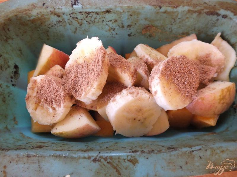 Фото приготовление рецепта: Банан запеченный с тыквой и яблоками шаг №4