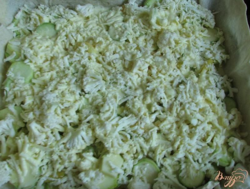 Фото приготовление рецепта: Овощной пирог в армянском лаваше шаг №4