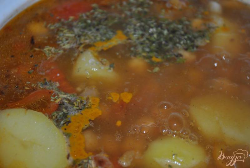 Фото приготовление рецепта: Суп с горохом нут шаг №5