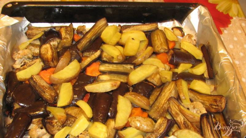 Фото приготовление рецепта: Овощи печеные в духовке шаг №3