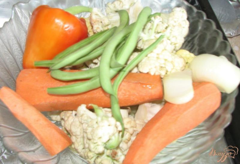 Фото приготовление рецепта: Овощи печеные в духовке шаг №1