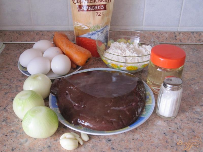 Фото приготовление рецепта: Торт из печенки шаг №1