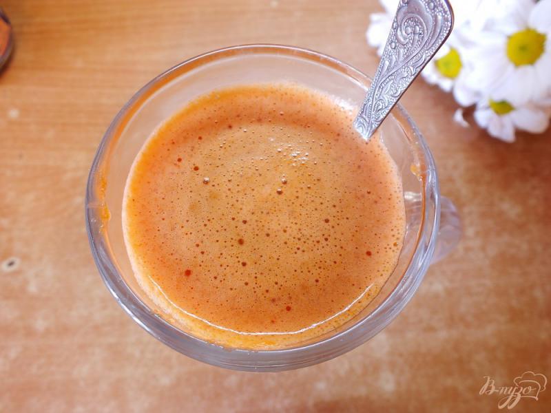 Фото приготовление рецепта: Тыквенно-морковный фрэш с лаймом шаг №6