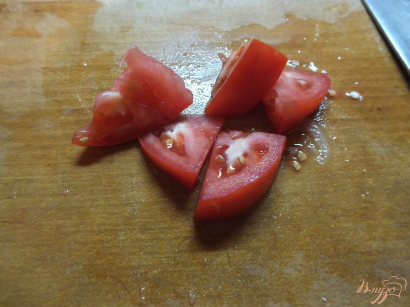 Фото приготовление рецепта: Салат из белокочанной капусты с болгарским перцем шаг №4