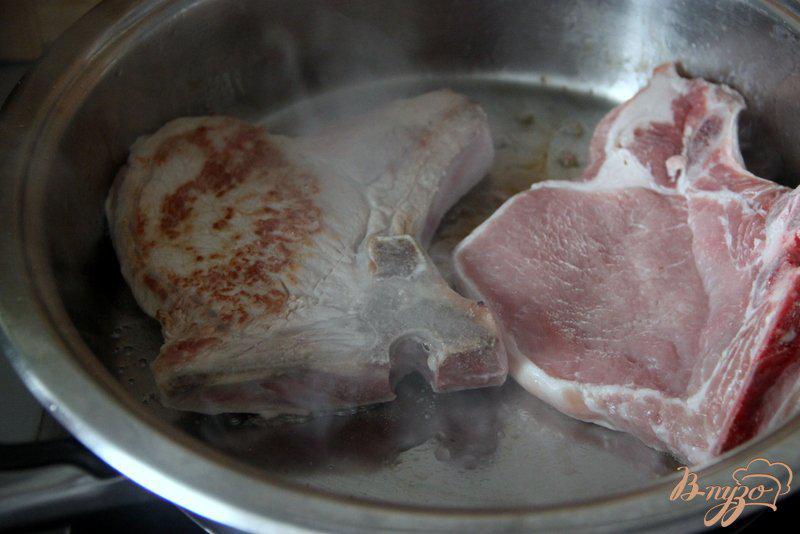 Фото приготовление рецепта: Свинина на косточке с тыквой шаг №1