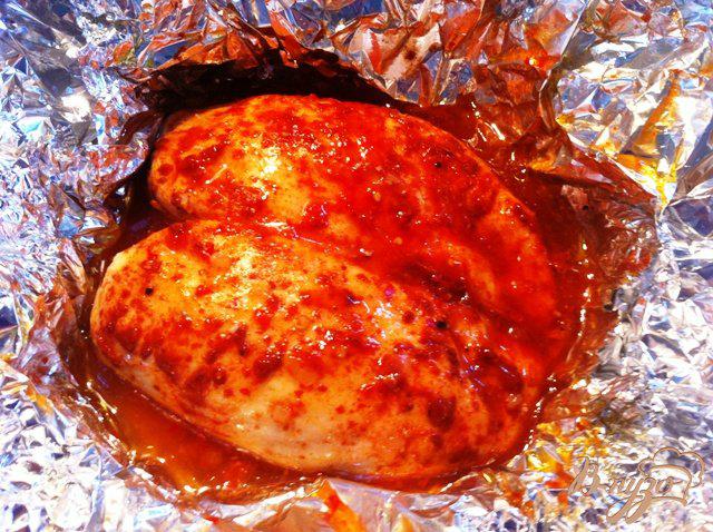 Фото приготовление рецепта: Пастрома из куриного филе шаг №5