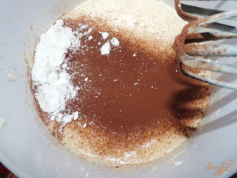 Фото приготовление рецепта: Шоколадный блинный торт шаг №8