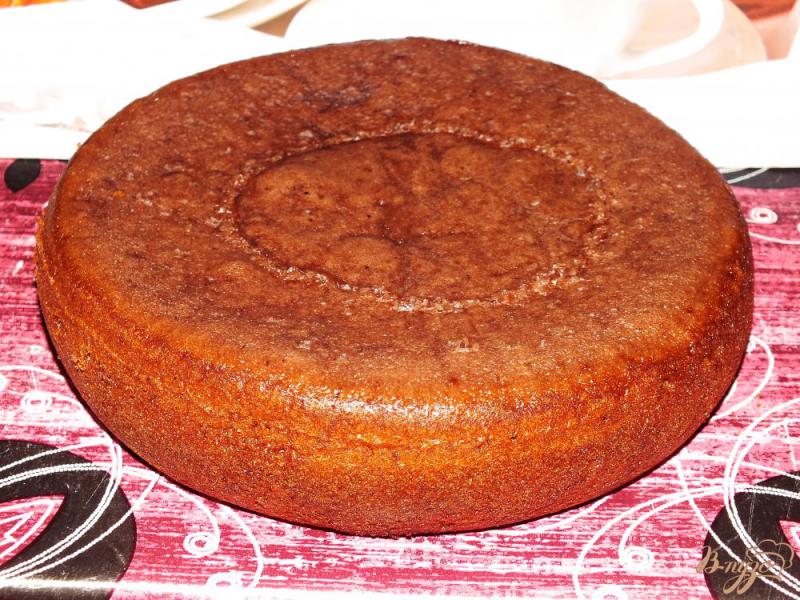 Фото приготовление рецепта: Творожный торт «черный трюфель» шаг №7
