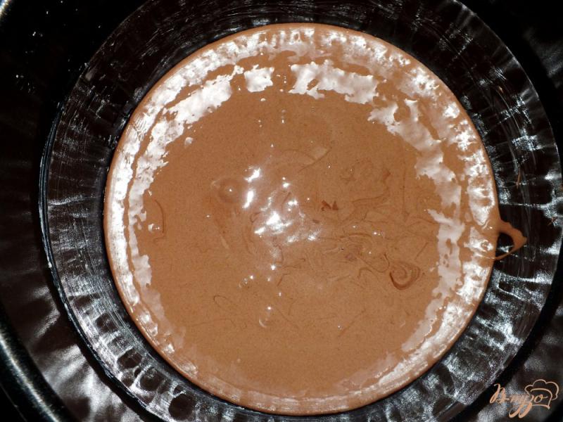 Фото приготовление рецепта: Шоколадные пироженые со сливочно-ванильным кремом шаг №5