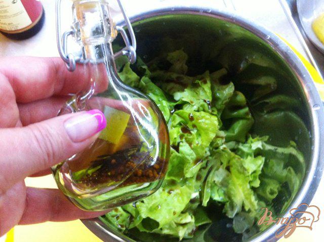 Фото приготовление рецепта: Салат с овощами и пастромой шаг №3