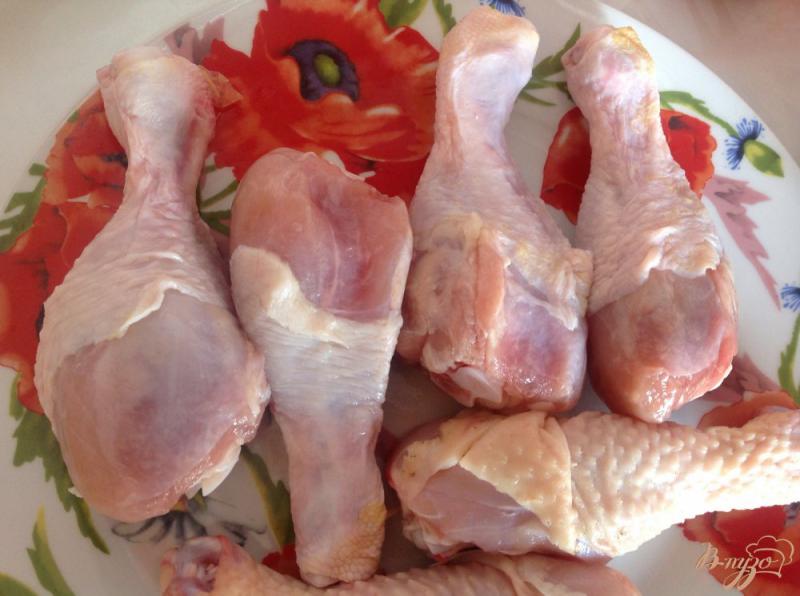 Фото приготовление рецепта: Куриные голени в рукаве шаг №1