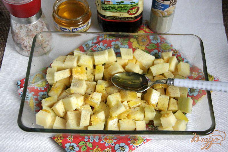 Фото приготовление рецепта: Салат из тыквы и зелёной чечевицы «Палитра вкусов» шаг №1